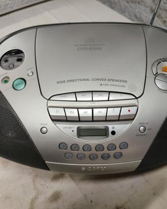Radioregistratore portatile sony