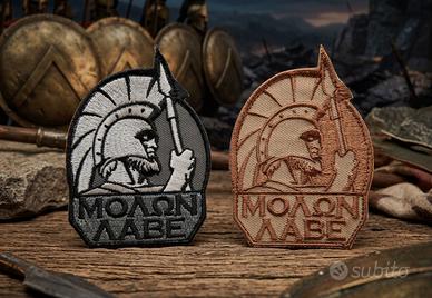 Coppia Patch  Molon Labe - Spartan Leonida
