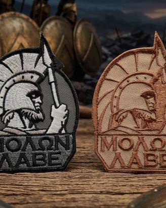Coppia Patch  Molon Labe - Spartan Leonida