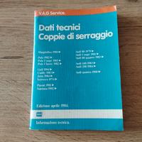 V.A.G SERVICE Dati tecnici Coppie di serraggio 