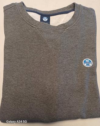 Felpa North Sails XL grigio scuro