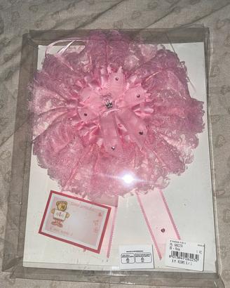 Fiocco Nascita Rosa NUOVO