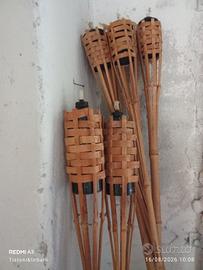 fiaccole da giardino  nuove tutte