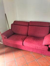 divano rosso 