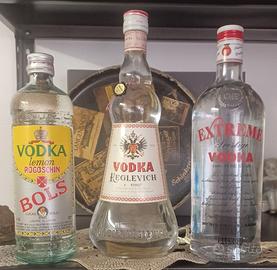 3 BOTTIGLIE VODKA BOLS - KEGLEVICH E BAGNOLI