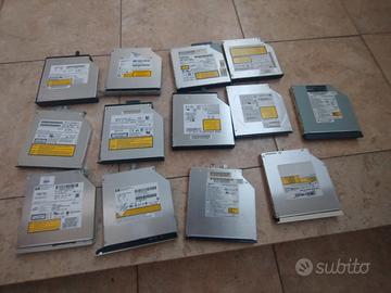 lettori CD/DVD interni di varie marche,