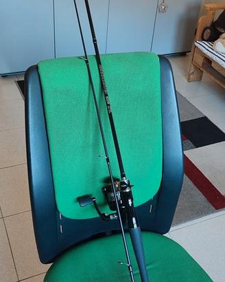 Canne da pesca a spinning e bolognese
