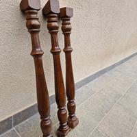 colonnine in legno di faggio tornite