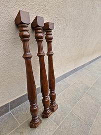 colonnine in legno di faggio tornite