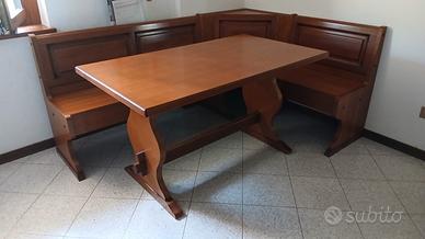 Tavolo e panca legno