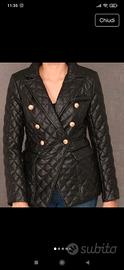 Giacca similpelle trapuntata tg xl