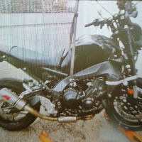 Yamaha Mt 09 incidentata