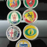 badge loghi, fregi rari d'auto epoca 1970 