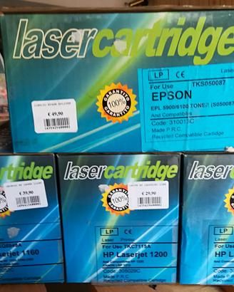 Toner Stampante Epson HP Compatibili Confezione