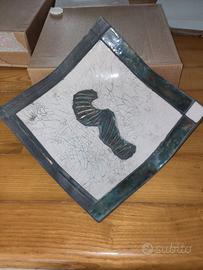 Centrotavola ceramica raku