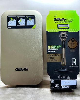 Rasoio Gillette Labs Champion Gold Edition viaggio