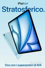 IPAD AIR 13" M4 256 GB BLU SIGILLATO 2026