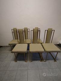 Sei sedie da pranzo