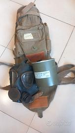 Maschera antigas con filtro e custodia originale
