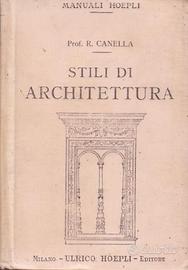 Manuale Hoepli Stili di Architettura