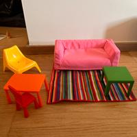 Set arredamento casetta bambole ikea