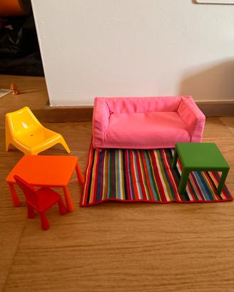 Set arredamento casetta bambole ikea