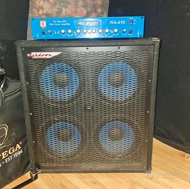 Amplificatore per basso Eden Nemesis con cassa