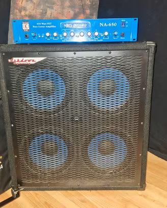 Amplificatore per basso Eden Nemesis con cassa