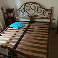 Camera da letto in legno vimini