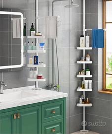 Scaffale Bagno Estendibile 4 Piani