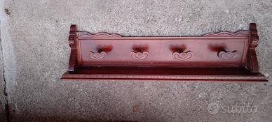 appendiabiti da parete legno  x riciclo creativo 