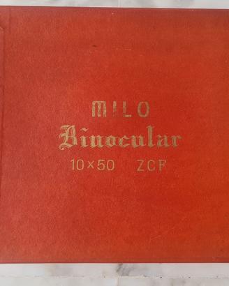Raro Binocolo Vintage Milo 10x50 ZCF