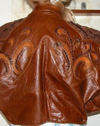 Giubbino vintage in pelle