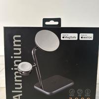 Caricatore Wireless 4 in 1 in alluminio