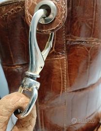 Autentico coccodrillo borsa secchiello