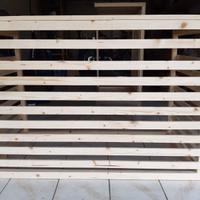 copri pompa di calore/condizionatore legno grezzo