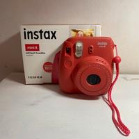 Fotocamera istantanea instax mini 8 rossa