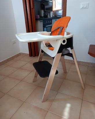 Stokke Steps seggiolone con tutti gli accessori