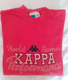 Felpa Kappa oversize rosa small