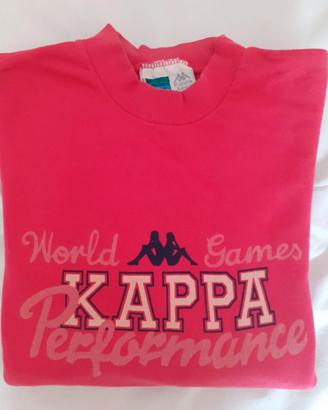 Felpa Kappa oversize rosa small