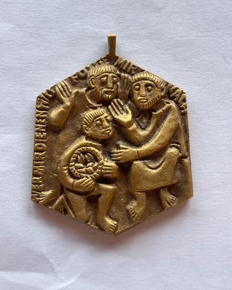 Medaglia Ciondolo Egino Weinert in Bronzo Fuso