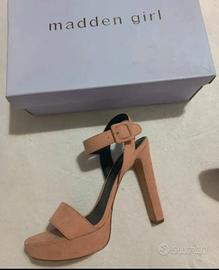 Steve Madden sandali pelle camoscio rosa cipria tg