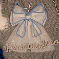 Fiocco nascita personalizzato fatto a mano