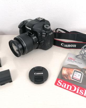 Canon 80d Wi-Fi NFC Video Full HD Perfetta