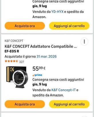 Macchinetta fotografica canon eosr100
