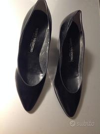 Scarpe décolleté pelle nera n.36 nuove