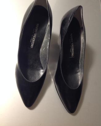 Scarpe décolleté pelle nera n.36 nuove