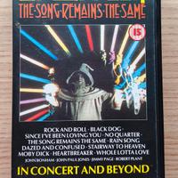 Videocassetta Led Zeppelin "The song remains the s