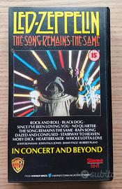 Videocassetta Led Zeppelin "The song remains the s