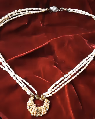 Collana Perle Fiume del'900